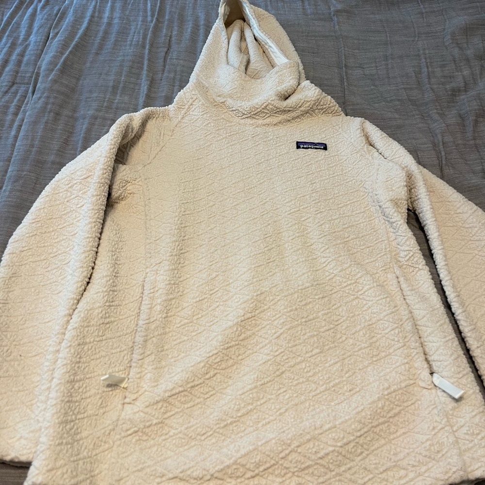 Patagonia fleece with hood